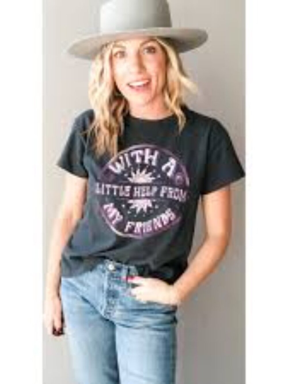 NWOT: Daydreamer Tee: With A Little Help From My Friends